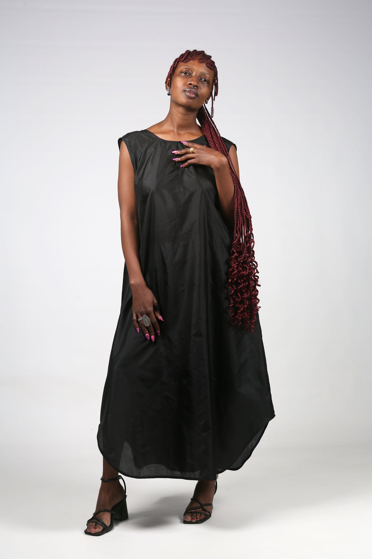 NISHAIRA Silk Slip Dress