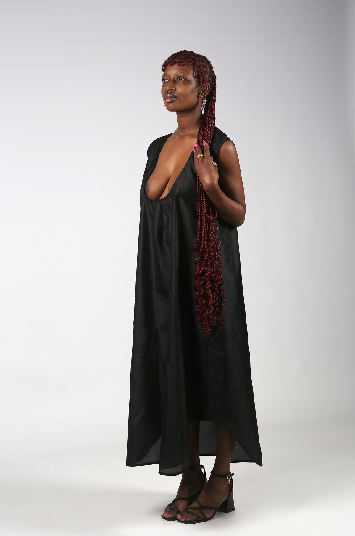 NISHAIRA Silk Slip Dress